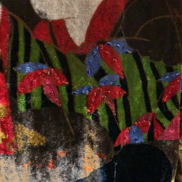 Neiman Marcus Japanese Velour Jacket Women's M - Picture 8 of 10